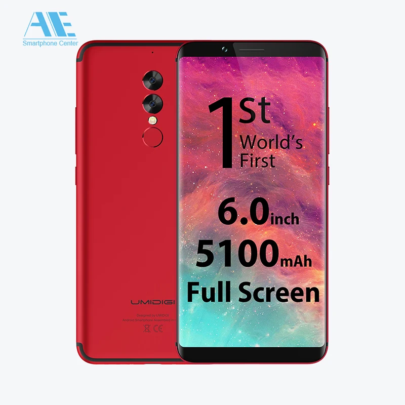 UMIDIGI S2 Helio P20 Octa core 6 0 дюймов 18:9 5100 мАч 4 г Оперативная память 64 Встроенная Android 13MP + 5MP