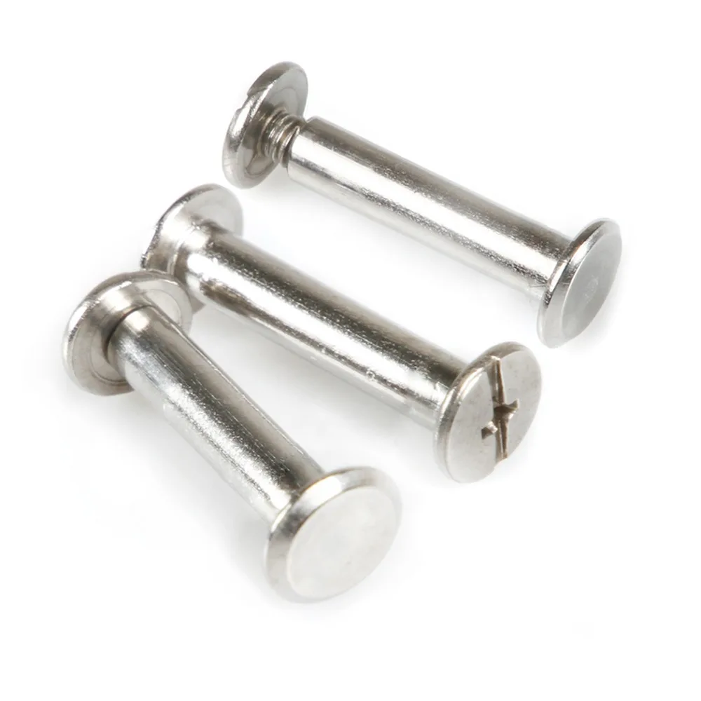 

M5*20 stainless Steel Screw books Nail Rivets Photo Album Picture Screw Rivets Butt Recipes Leaflet Nail M5 Hardware