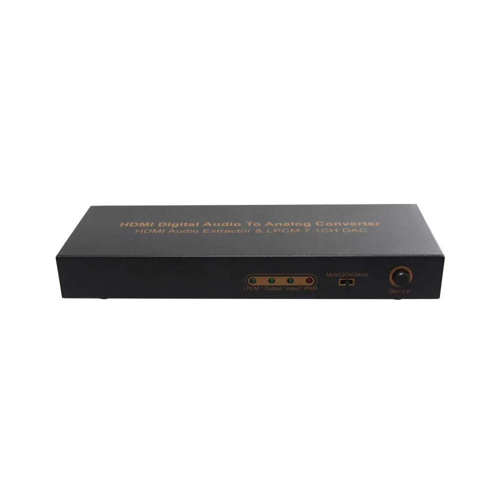 HDMI к аудио конвертер LPCM цифро аналоговый эксрактор до 7.1CH Full HD 3D 4 K для DVD hd плеер