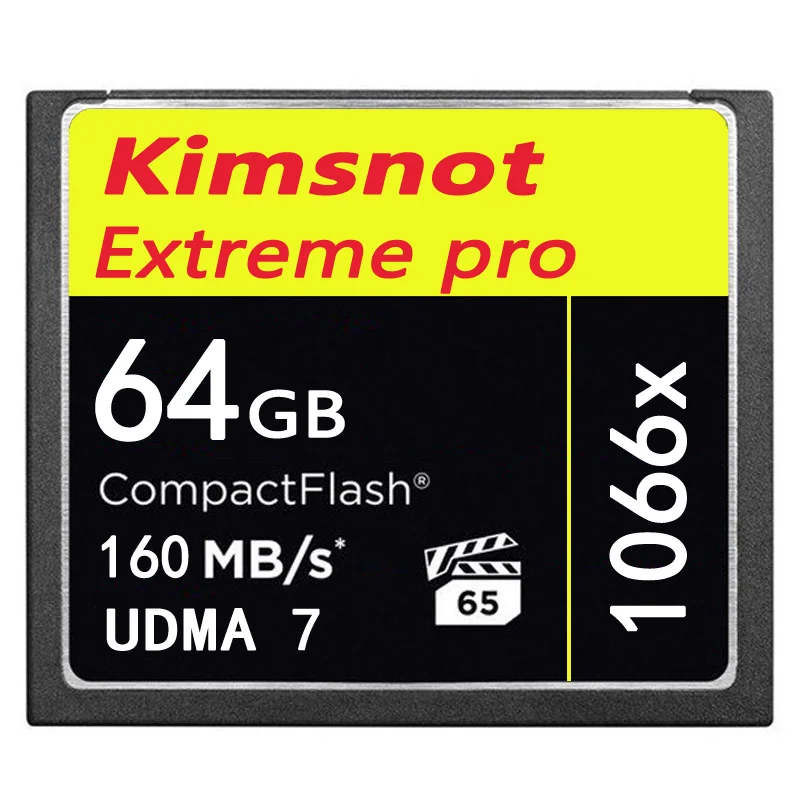 Карта памяти Kimsnot 1066x32 Гб 64 128 ГБ 256 карта CF компактная флеш 160 МБ/с./с UDMA7|memory card|cf