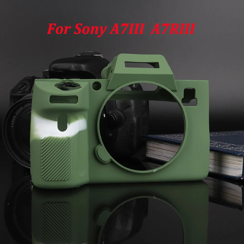 Мягкий чехол из силикона и резины Камера защитный чехол сумка для sony A7 Mark II III A7III A7M3 A7R3 A7II A7M2 A7R2 A7S2 A7RII A7SII A9