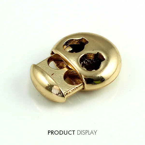 Металлический стопор золотого цвета 100 переключатель для пряжки зажим шнура