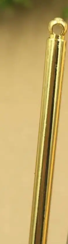 Gold 20 шт. 125x3 мм железные шпильки для волос установка Пустой Базы шпильки для DIY женщин ювелирные изделия - Окраска металла: Gold