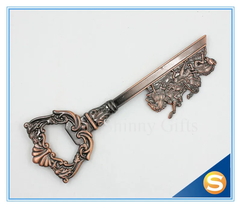 Металлическая открывалка для бутылок в форме ключа 2D дизайн пивных бутылок|opener