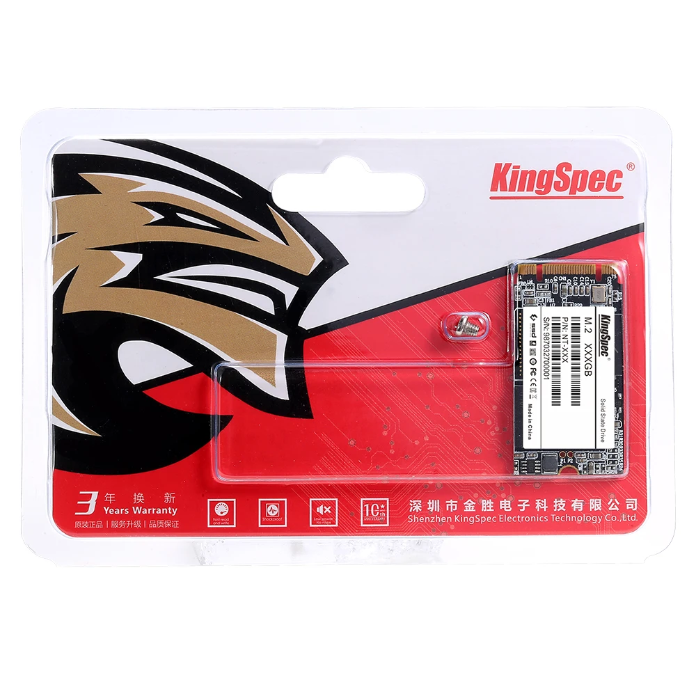 Твердотельный накопитель kingspec 42*22 мм slim NGF M.2 SATA ssd 256 ГБ для Thinkpad E531 E431 X240 S3 S5 T440S T440