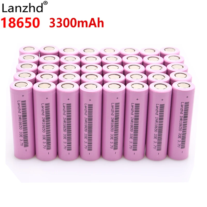 18650 40 шт литий-ионная литиевая батарея 30a 3300mAh батареи Li ion 3,7 v литиевая батарея 18650VTC7 батареи оптом