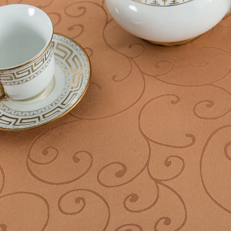 YRYIE All Size Square Polyester Jacquard Fabric Printed Flower Tablecloth Banquet Table Cover Home Kitchen Decoration Pink | Дом и сад