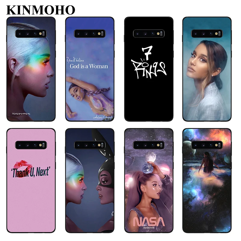 Ариана Гранде 7 колец чехлы для телефонов Samsung Galaxy S9 S8 S10 Plus S7 A5 J5 J7 2017 A7 2018 A8 A9