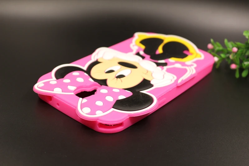New Arrival Phone Case For Samsung Galaxy Mega 6.3 I9200 Fashion 3D Cartoon Hands On Face Minnie Shape Soft Silicon Back Cover |