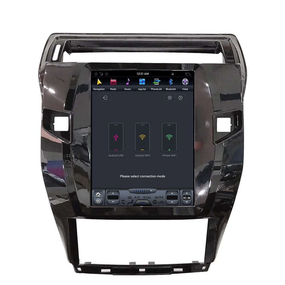 Автомобильный мультимедийный проигрыватель Aotsr Android 6 0 Tesla style 10 4 дюйма gps