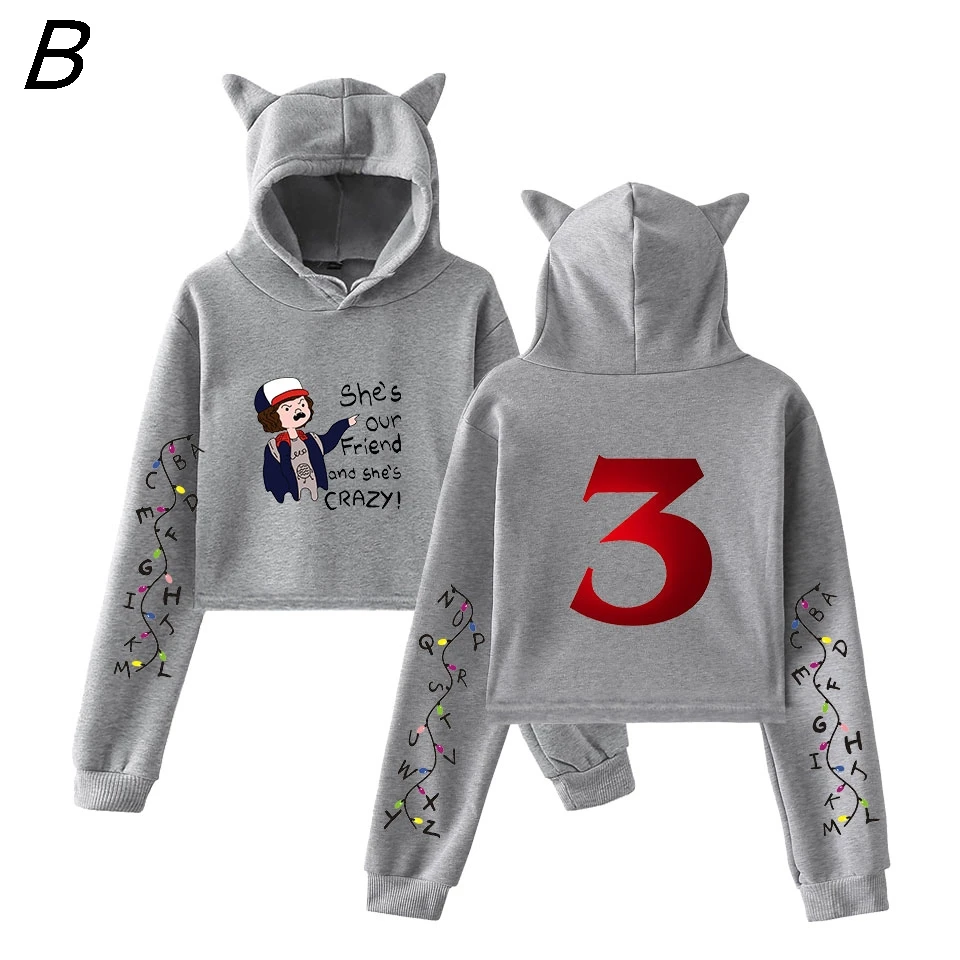 Новые вещи 3 повседневные толстовки с капюшоном Vrouwen Kawaii Nieuwste модель принт Стива