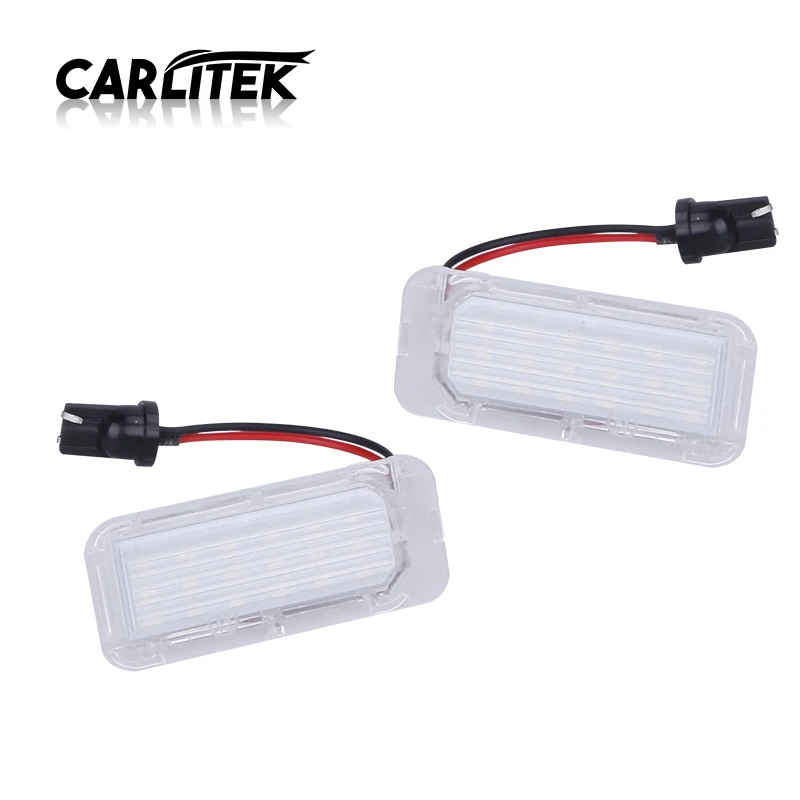CARLitek Автомобильные светодиодные Canbus номерные знаки для Ford Focus 5D Fiesta Mondeo MK4 C Max MK2 S
