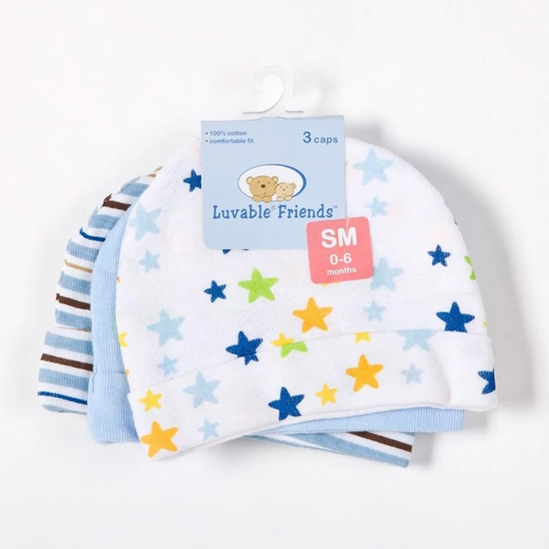 3PCS / LOT Детские шапки Дети Hat Девушки Парни шляпы Симпатичные цветочные