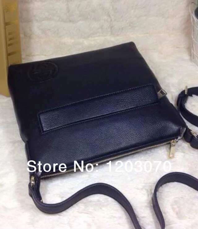 new 2014 Free Shipping Fashion leather messenger bags for men single shoulder bags|bag little|bag shopbag metal |