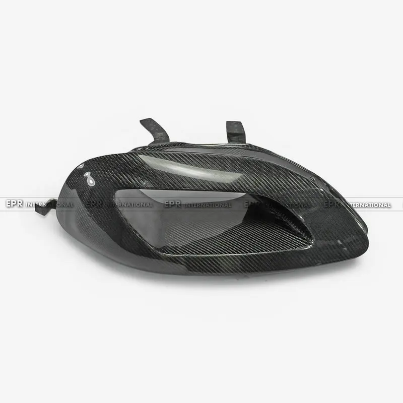 Автомобильные аксессуары для Civic EK9 96-98 карбоновые фары Воздуховод RHS глянцевый волоконный воздухозаборник для бампера Впускной корпус комплект гоночная отделка