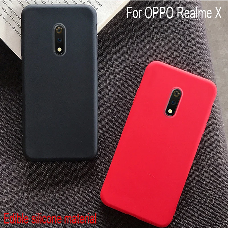 

Чехол для OPPO Realme X, тонкий матовый мягкий матовый чехол из ТПУ с потертостями для OPPO RealmeX, чехлы OPPORealme X, оболочка