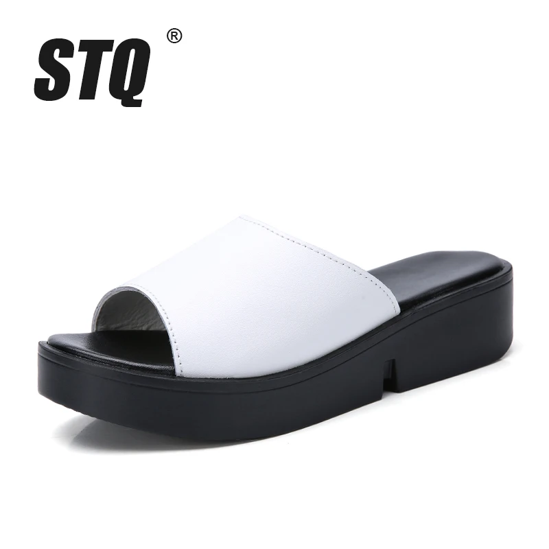 STQ 2020 женские вьетнамки на платформе Сандалии шлепанцы Женские летние Босоножки