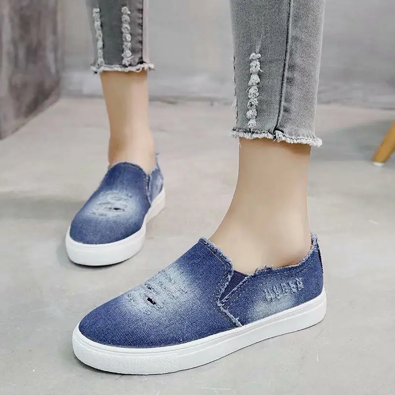 Dark blue ASILETO/размер 44; винтажные женские эспадрильи; Повседневная дышащая парусиновая обувь в рыбацком стиле; лоферы; sapatos; мокасины; F344 - Цвет: Dark blue