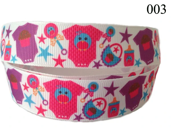 5 м/лот мультфильм напечатанный Grosgrain ленты 7/" 22 мм пробки для бутылок DIY ручной работы подарочная упаковка декоративные ленты Шитье - Цвет: 003