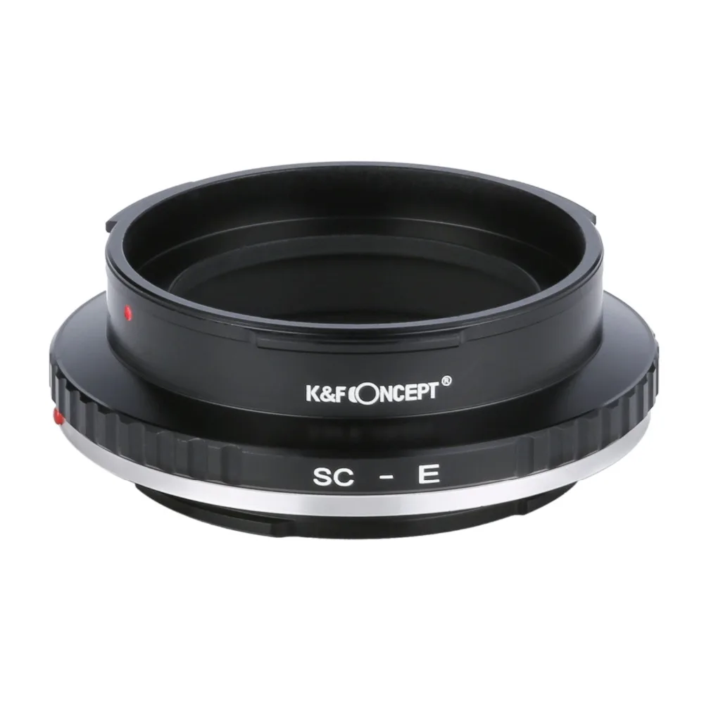 K& F концепция объектива переходное кольцо для Nikon S mount Contax RF объектив для sony E Mount NEX A7 a7R камера