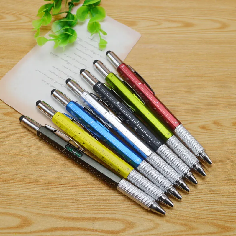 1 шт. многофункциональная отвертка линейка шариковая ручка с сенсорным экраном