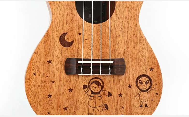 Горячая Распродажа 23 дюйма концертное укулеле 4 нейлоновые струны гавайская