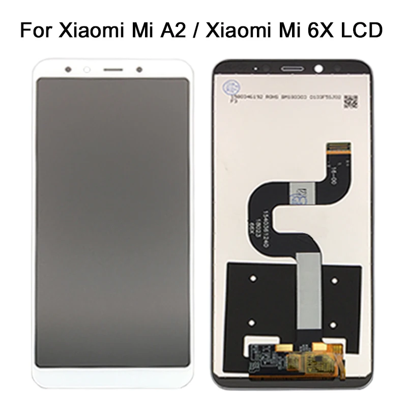 Для Xiaomi Mi A2 MIA2 ЖК-дисплей дигитайзер сенсорный экран сборка для 6X MI6X Запасные