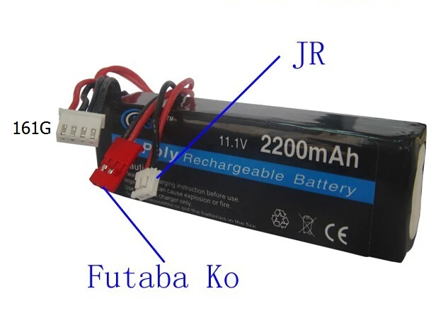 2200mAh 11.1V 3s RC Transmitter Lipo Battery For JR Futaba +free shipping |  Запчасти и аксессуары | AliExpress