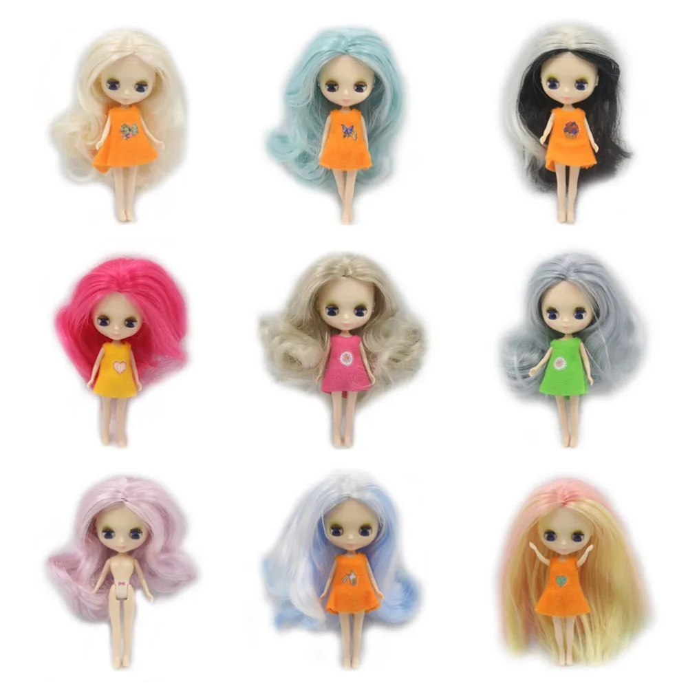 Мини кукла Blyth ICY DBS 24 вида стильной одежды случайная маленькая BJD|blythe doll|mini blythe