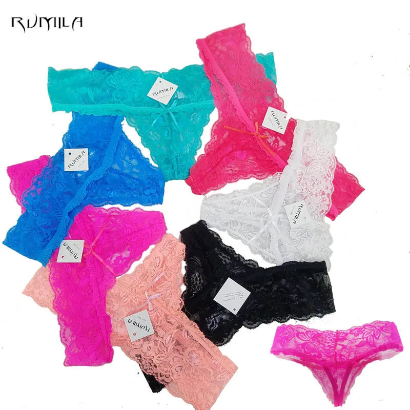 Женские хлопковые кружевные трусики XXXXL большие размеры 6 цветов сексуальное