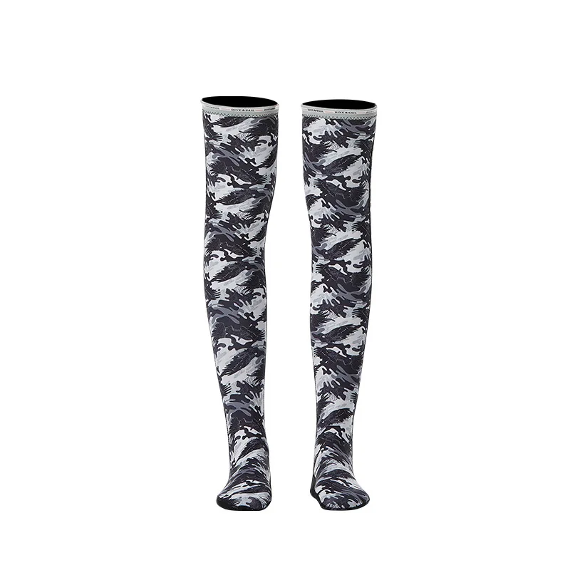 Camo stocking DIVE& SAIL, новинка, женский бикини, 1,5 мм, гидрокостюм, анти-УФ, с длинным рукавом, купальный костюм для дайвинга, плавательный костюм, серфинг, Сноркелинг, чулки - Цвет: Camo stocking
