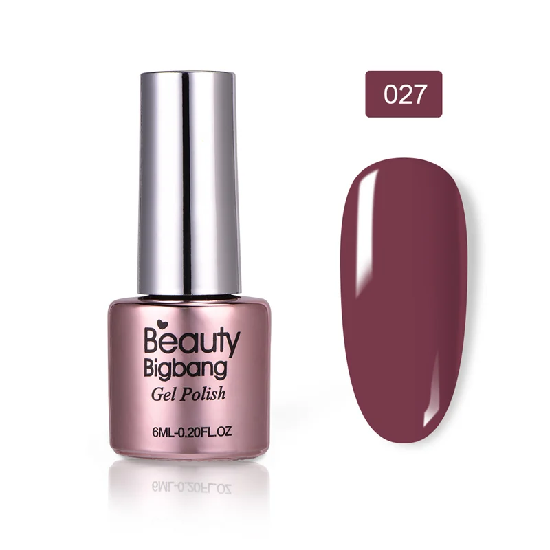 27 BeautyBigBang, 6 мл, 36 цветов, замачиваемый Гель-лак для ногтей, УФ-гель, верхнее покрытие, матовое покрытие, лаки для ногтей, для маникюра, верхнее покрытие, не протирается - Цвет: 27