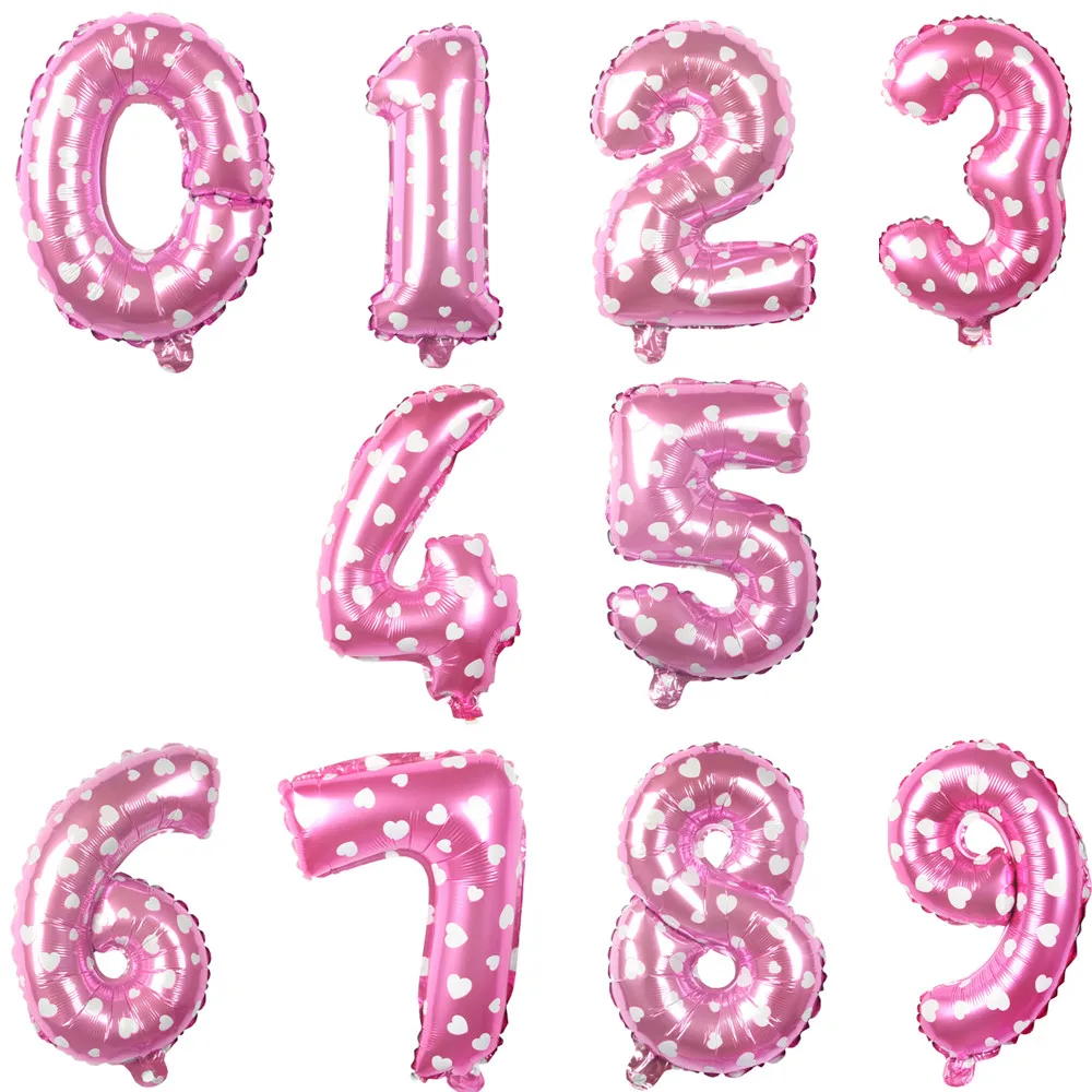 XXYYZZ Large Aluminum Foil Number Balloon 1 2 3 4 5 6 digit air balloons Evening Birthday day Party figure Star airballoon | Дом и сад