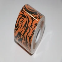 Orange Printed Macure Tape20 цвет 5см5м Спортивная Кинезиология Лента Хлопок Рок физиотерапия Баскетбол Футбол к активный колено боль мышцы ленты - Цвет: Orange Printed