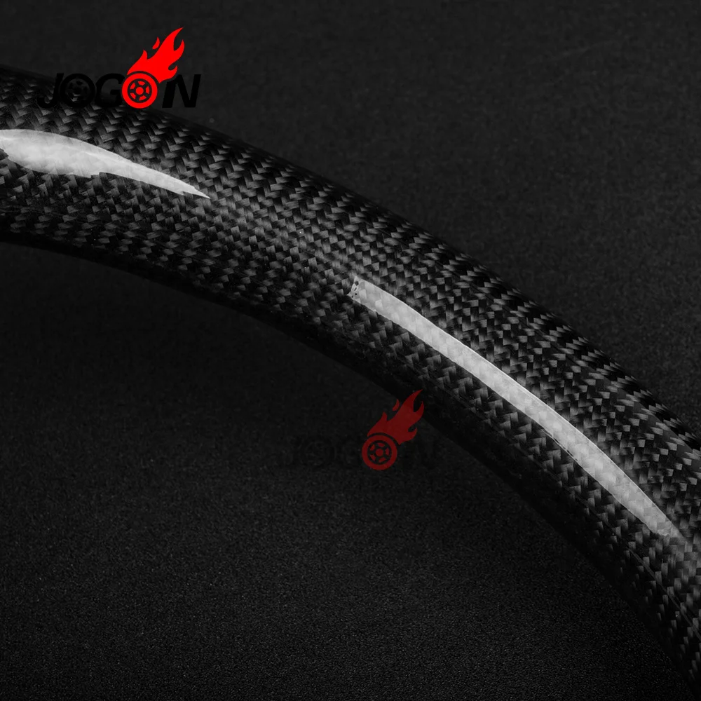 For Ford Mustang S550 EcoBoost 5.0 GT Coyote 2.3 GT Premium Bullitt Coupe GT350 V6 V8 Replace Carbon Fiber Steering Wheel Trim