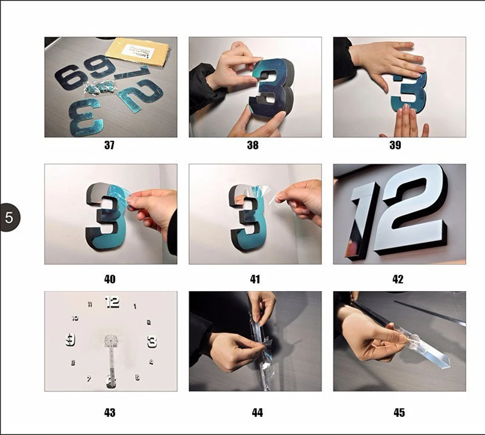 Новые часы настенные часы Horloge 3d Diy акриловые зеркальные наклейки украшение дома гостиная кварцевые иглы
