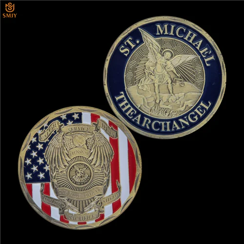 Военная памятная монета США ВМС США USMC Береговая охрана США USCG служба обороны по всему миру сувенирная коллекция - Цвет: SMJY-336