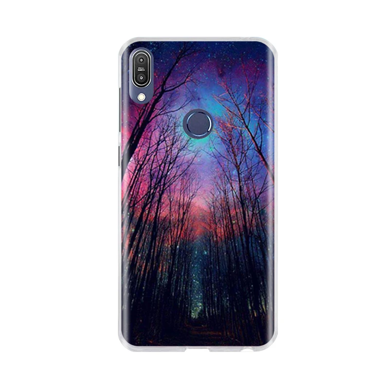 Чехол для Asus Zenfone Max Pro M1 ZB601KL силиконовый защитный 3D милый цветочный чехол ZB602KL X00TD