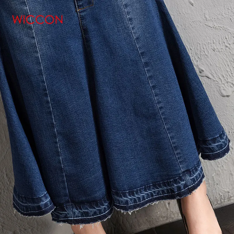 Женская джинсовая юбка на пуговицах длинная облегающая большого размера 4XL 6XL 7XL |