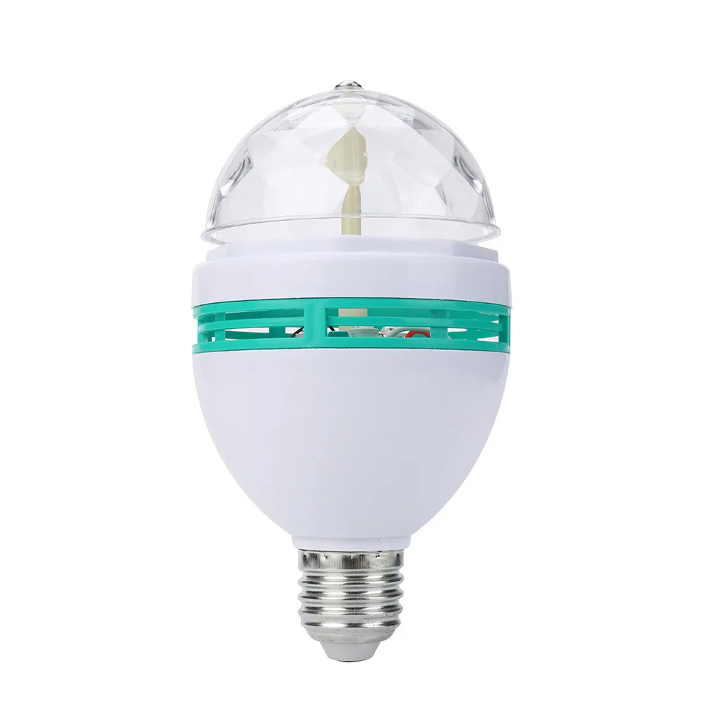 E27 3W AC220V Colorful Rotating Bubble Stage Light Disco DJ Party Bar KTV Lighting Bulb Laser Wall Washer Spot | Лампы и освещение