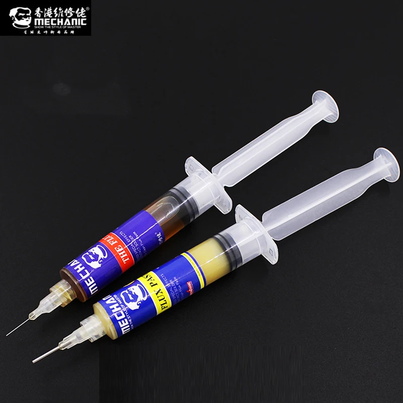 Паяльный флюс MECHANIC Liquid/paste для процессора iPhone особая паяльная паста nada BGA [10cc] +