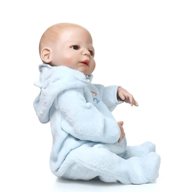 Мальчик Ванна Reborn baby dolls 55 см полностью тела силиконовые bebe reborn babies куклы Boneca