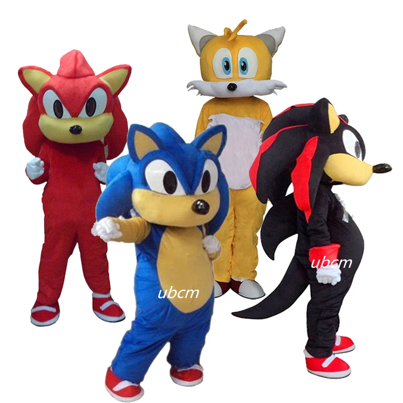 Костюм талисмана Sonic And Miles нарядные вечерние костюмы карнавальный костюм|suit