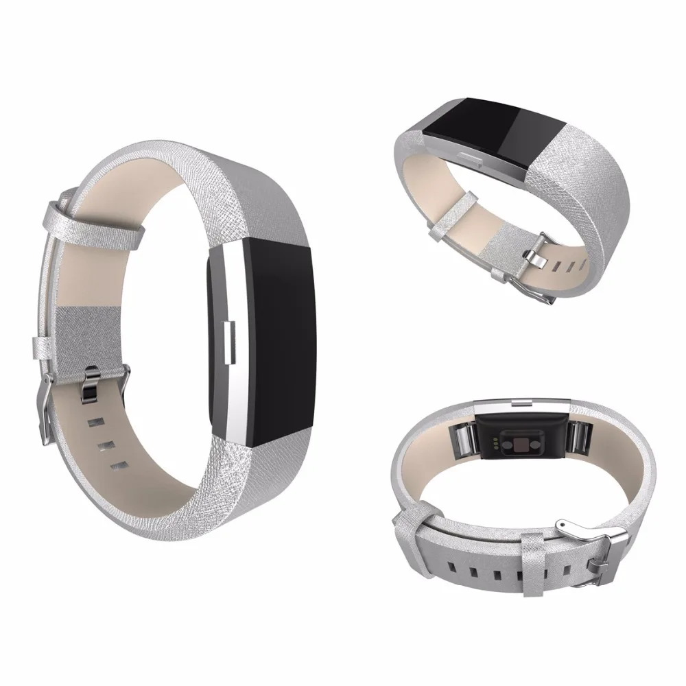 Роскошные Пояса из натуральной кожи ремешок для fitbit заряд 2 Smart Браслет заменить для fitbit заряд 2 сердечного ритма браслет заме