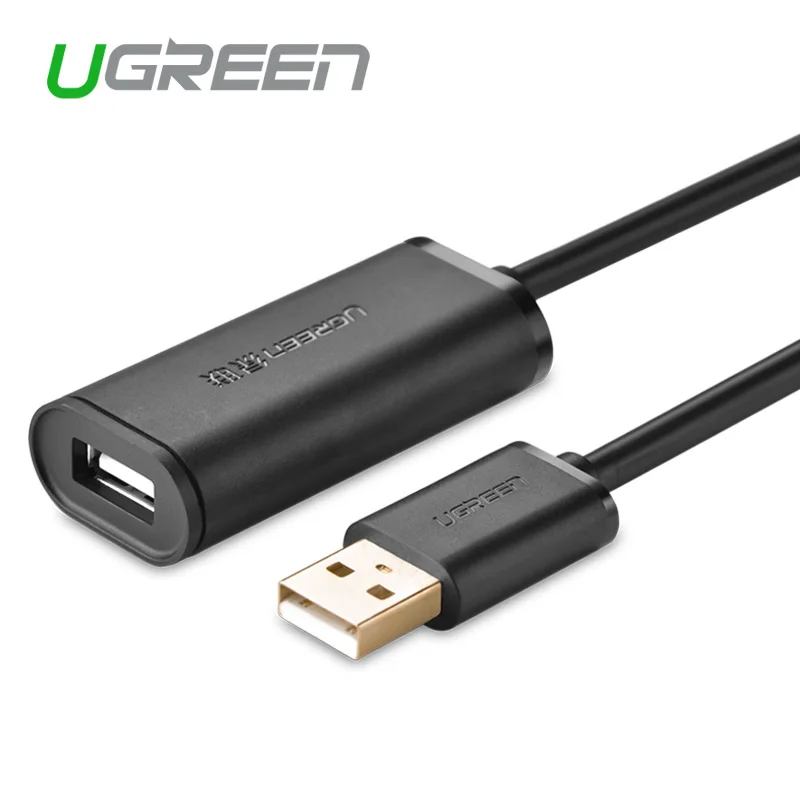 Удлинительный кабель Ugreen US121 usb 2 0 для усиления сигнала подключенная Беспроводная