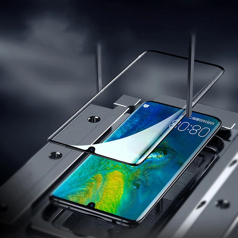 9D полное клеевое Защитное стекло для экрана Huawei mate 20 lite p smart plus изогнутое