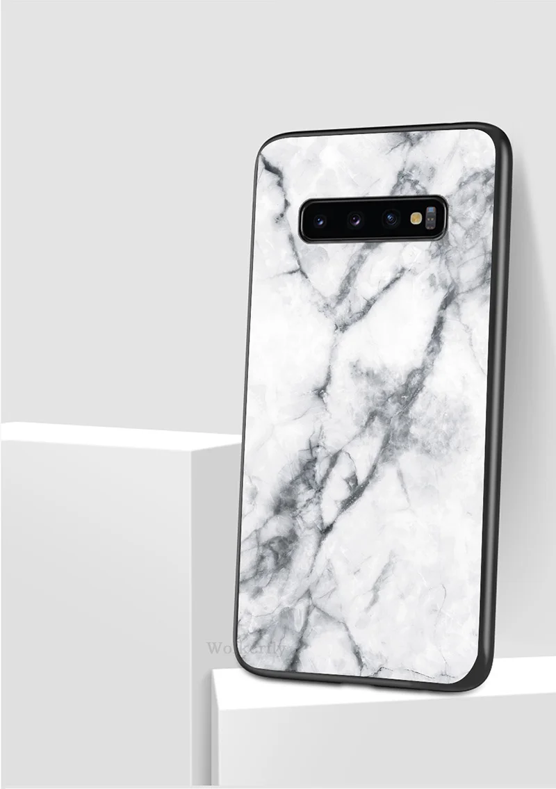 Мрамор Стекло чехол для samsung Galaxy S10E S9 S8 S10 плюс M10 M20 M30 A50 A30 A20 A10 A70 A7 A8 A9 A6 J4 J6 плюс Note 9 8