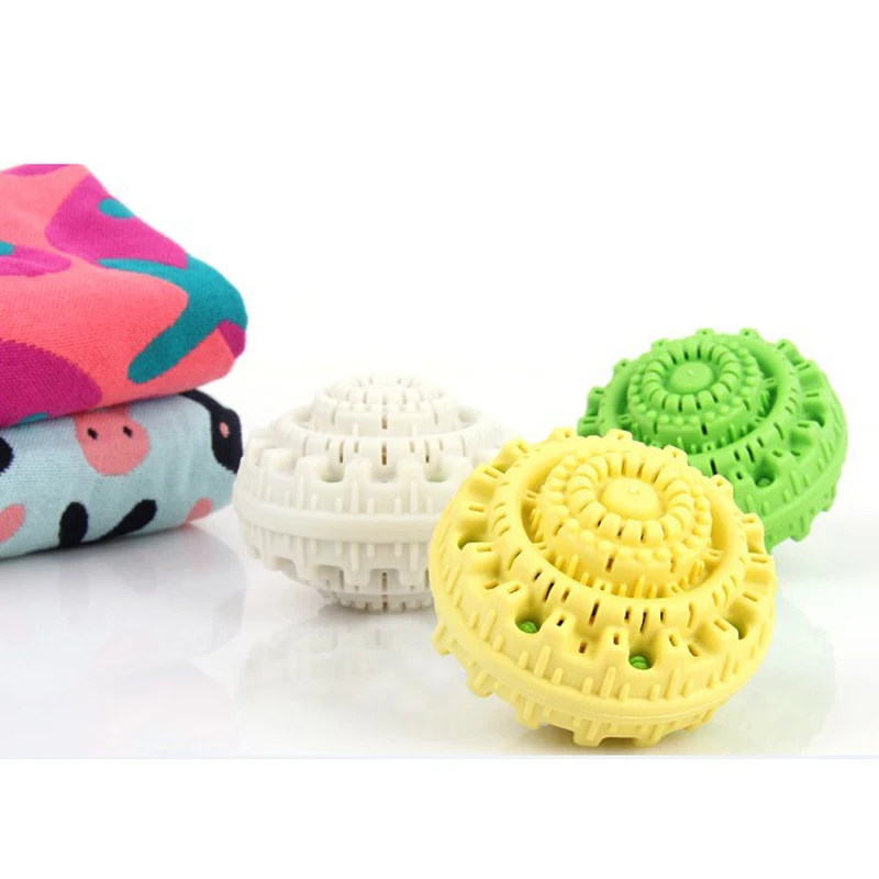 Экологичный зеленый мяч для стирки многоразовые анионные молекулы очистка