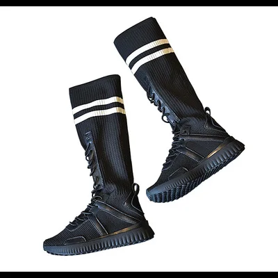 

Koovan Kids Boots 2019 Spring Girls Short Boots Children Over The Knee Boots Shoes Female Korean Knight Shoes Elastic High Sock