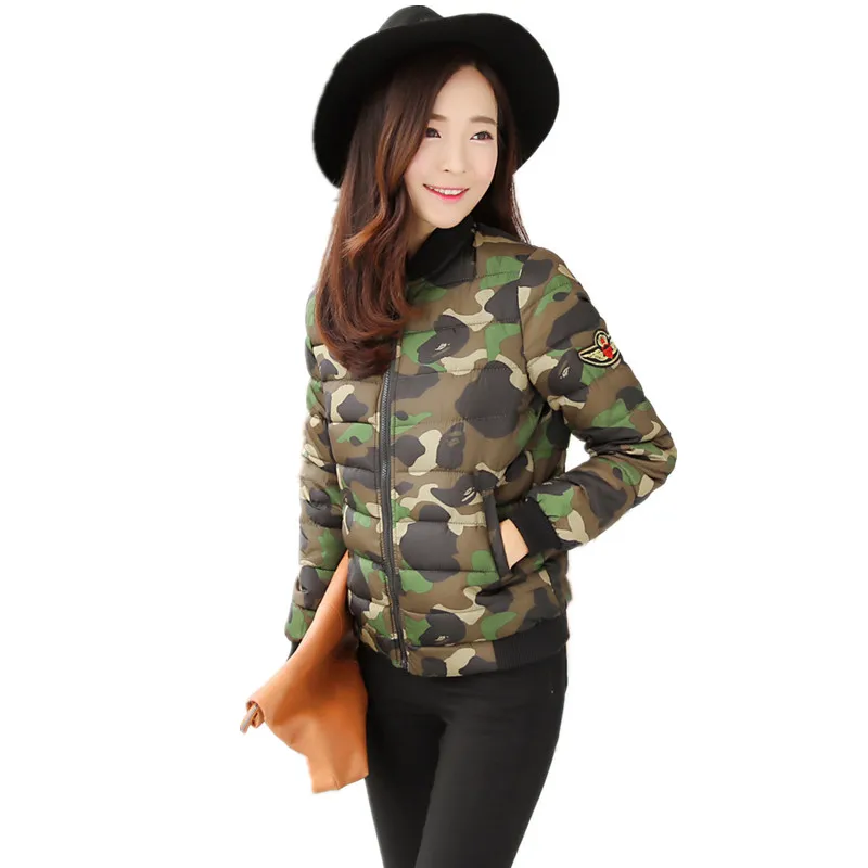 Новинка 2018 Женское зимнее теплое Стеганое пальто модная женская короткая